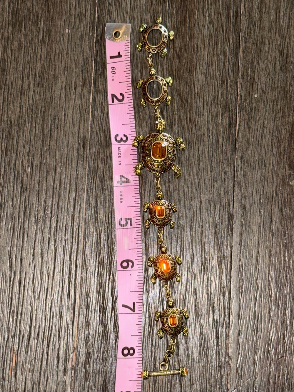Heidi Daus "Slow Poke" Crystal Turtle Link
Bracelet - Picture 8 of 9